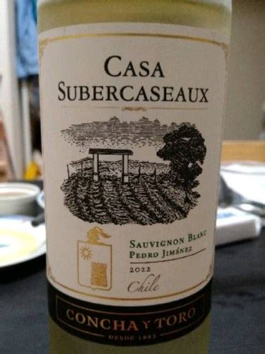 Château Subercaseaux Sauvignon Blanc Pedro Jiménez Vivino France