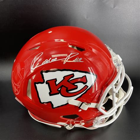 Nfl Chiefs Rashee Rice Signed Authentic Helmet The Official Auction