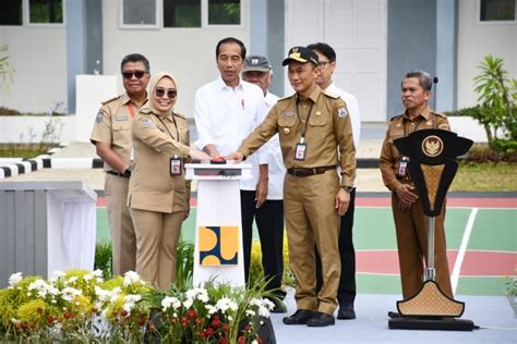 Resmikan Rehab Rekon Bangunan Pasca Gempa Presiden Joko Widodo Pastikan