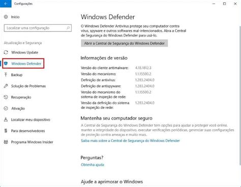 Como Desativar O Windows Defender Por Completo No Windows 10 Olhar