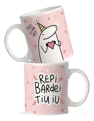 Caneca Personalizada Porcelana Amizade Flork Meme Divertida