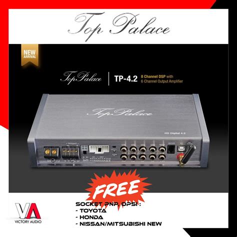 Jual FREE SOCKET PNP Digital Sound Processor TOP PALACE HD DIGITAL 4