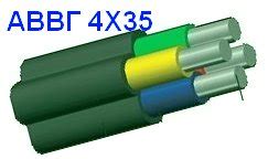 АВВГ 4Х35. Кабель АВВГ 4Х35. Цена, вес, характеристики | кабельный ...