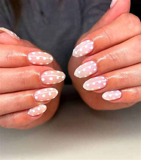 Cute Nude Polka Dot Nails Ideas You Ll Love