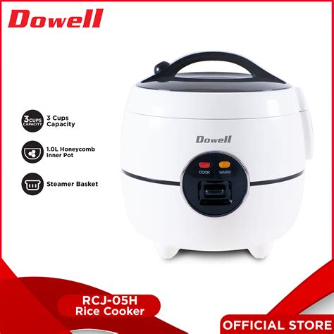 Dowell Rice Cooker With Steamer Rcj H Cups Jar Type Lazada Ph