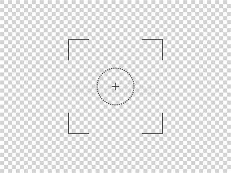 Square Camera Focus Hud Stock Illustrations 24 Square Camera Focus