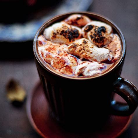Malted Hot Chocolate With Toasted Marshmallows MyKitchen