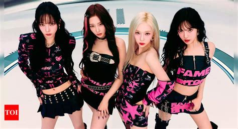 Aespa Teases Fans With Glamorous New Photos For Hot Mess K Pop Movie News Times Of India