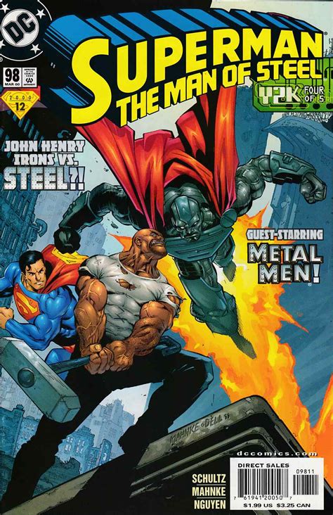 Superman The Man Of Steel 98 Near Mint 94 Dc Comic