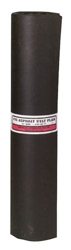 American Saturated Felt 15 Felt Roofing Paper 36 In 432 Sq Ft 15