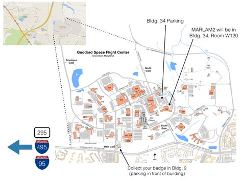 Nasa Goddard Campus Map