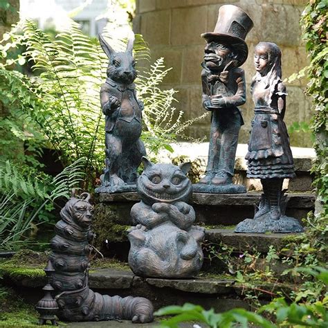 Buy Starting HN Alice In Wonderland Garden Sculptures Alice Cheshire