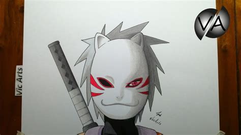 Dibujando A KAKASHI ANBU Speed Drawing Kakashi Vic Arts YouTube