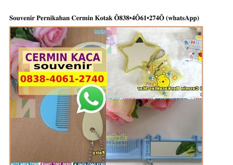 PPT Souvenir Pernikahan Cermin Kotak Ô838 4Ô61 274Ô wa PowerPoint