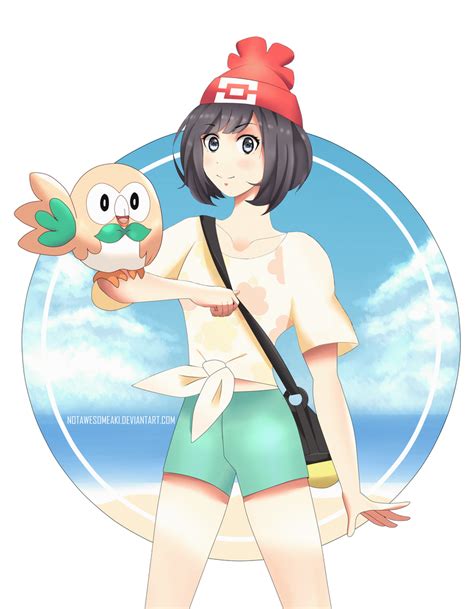 Pokemon Sun And Moon Female Trainer By Notawesomeaki On Deviantart