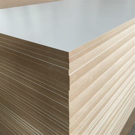 Mm Plain Melamine Faced Mdf Boards China Veneer Mdf And