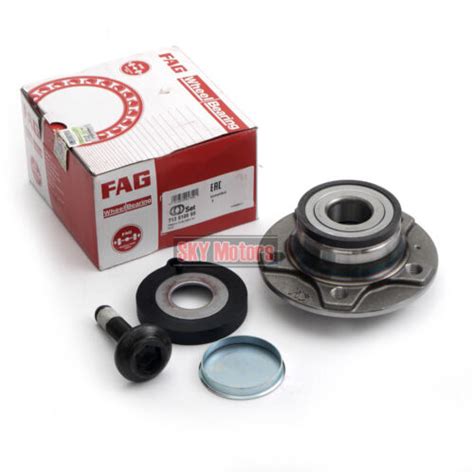 OE FAG Rear Wheel Hub Shaft Bearing Screw Kit For Audi A4 A5 A6 C7 A7