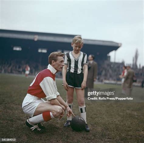 English Footballer George Eastham Of Arsenal Fc Pictured At Highbury