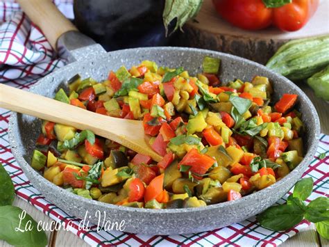 RATATOUILLE DI VERDURE In Padella Ricetta Contorno Facile E Veloce