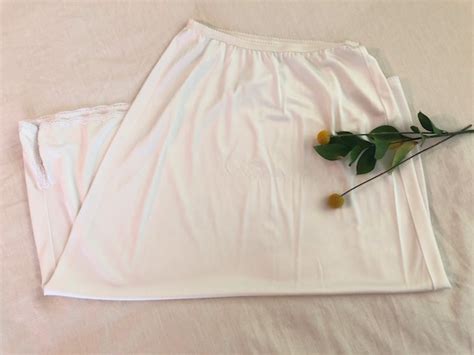 Vintage Shadowline Ivory Nylon Slip Vintage Lingerie Gem