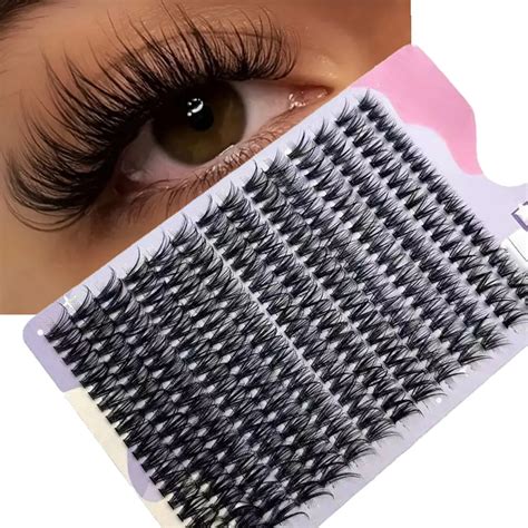 D Faux Mink Ciglia Finte Pcs Lash Clusters Mm D Curl Mm