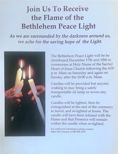 Bethlehem Peace Light