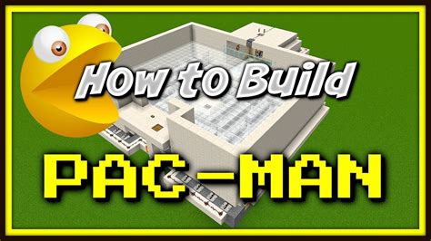 How To Build Pac Man 30 Minecraft Tutorial Youtube