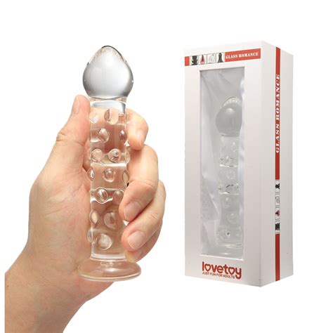 Plug Anal De Vidro Relevo Lovetoy 17x3cm Shopee Brasil