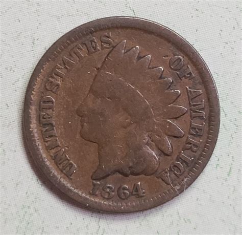 1864 Bronze Indian Cent Good 4 For Sale Buy Now Online Item 784658