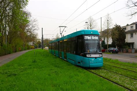 Vgf Alstom Citadis Sx T Wagen Am In Frankfurt Am Main