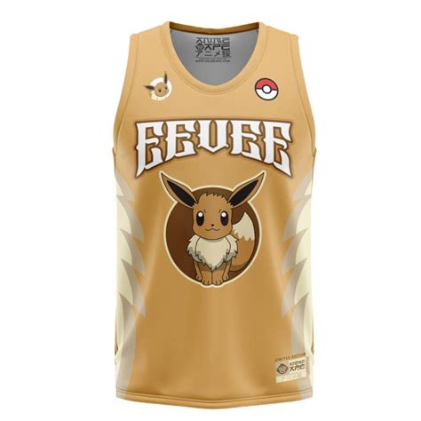 Eevee Eeveelution Pokemon Basketball Jersey Anime Ape