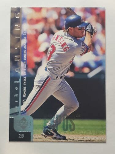 Upper Deck Mike Lansing Montreal Expos Ebay