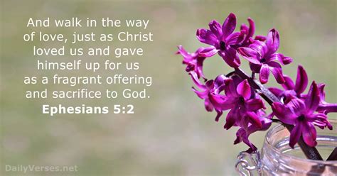 April 18 2022 Bible Verse Of The Day Ephesians 5 2