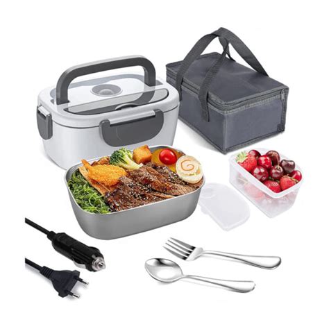 Lunchbox Elektrisch Auto Und B Ro L Mit Gabel L Ffel Und