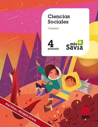 Libro Ciencias Sociales 4 Primaria Mas Savia Cantabria Envío gratis