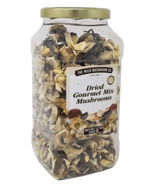 The Wild Mushroom Co Dried Gourmet Mix European Mushrooms 12 Ounces