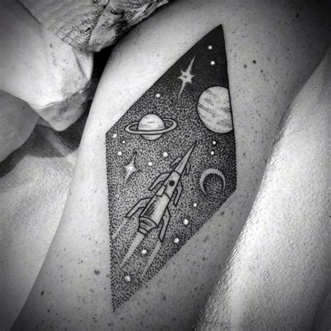 Spaceship Tattoo Ideas For The True Cosmos Lovers And Explorers