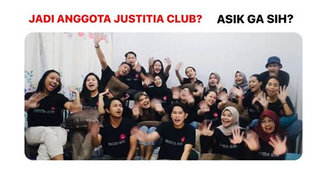 Seru Seruan Bareng Pengurus Justitia Club Angkatan Youtube