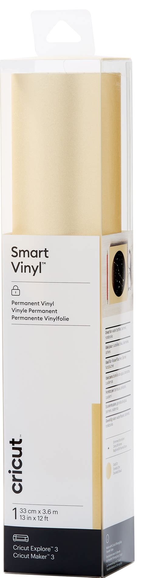 Cricut Smart Vinyl Permanent Ark X Cm Guld Elgiganten