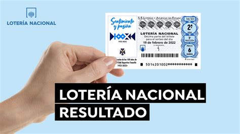 Lotería Nacional De Hoy En Directo Comprobar Número Del Sorteo De Hoy