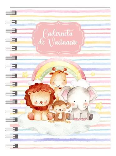 Caderneta De Vacinação Capa Dura Atualizada Safari Aquarela MercadoLivre