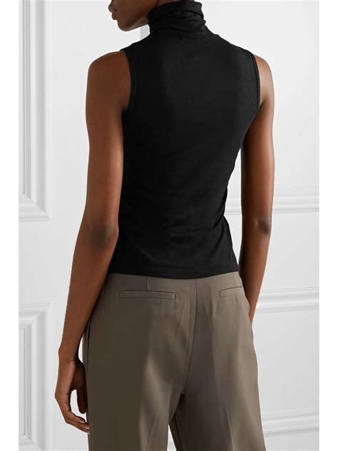 Theory Wendel Stretch Jersey Turtleneck Top Net A Porter