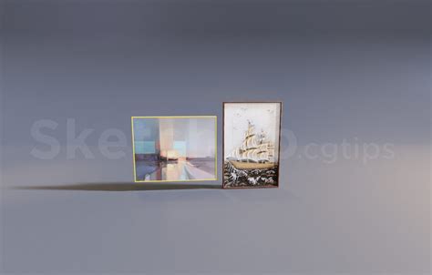 7810 Free Sketchup Painting Model Download