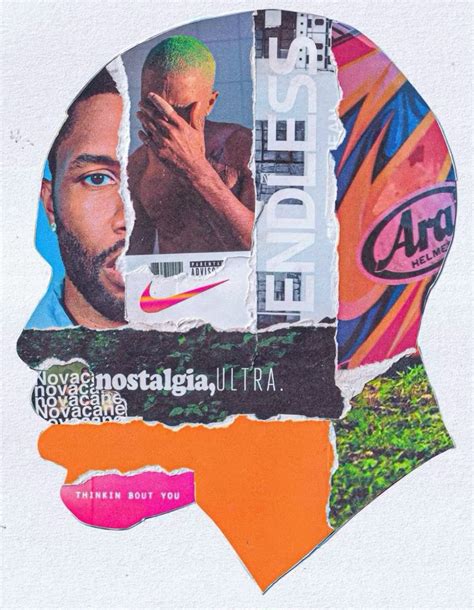 Frank Ocean Collage By Bykxng In 2024 Frank Ocean Graphic Poster Music Poster