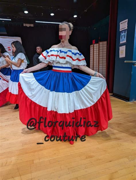 Traje Tipico De República Dominicana Traje Típico Bailarinas Manualidades Divertidas