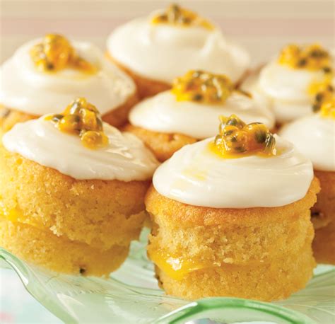 Passion Fruit Mini Layer Cakes