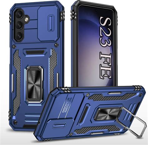 Zoeii For S23 Fe Case With Camera Cover And Standheavy