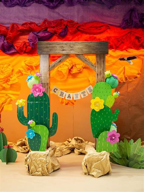 Southwest Vbs Décor Ideas Fun365 Mexico Party Decorations Desert Party Decorations Mexico