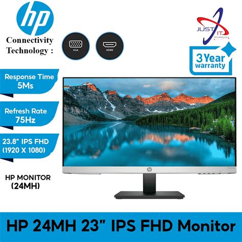 Hp 24mh 238 Fhd Ips 75hz Monitor Shopee Malaysia