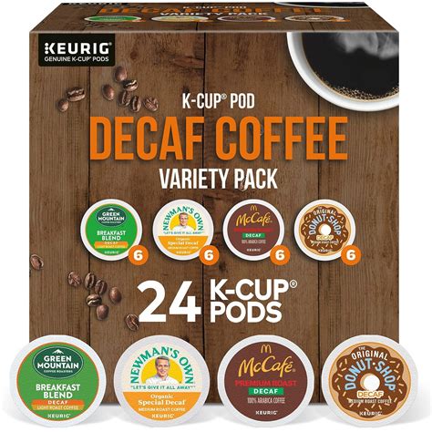Amazon.com : Keurig Decaf Coffee Variety Pack, Keurig Single Serve K ...